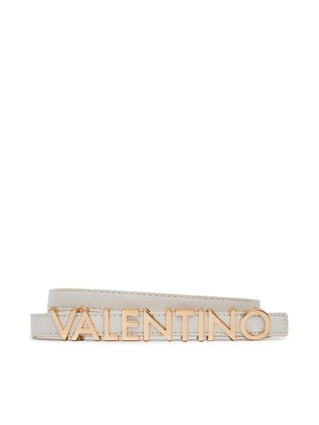 Valentino Pasek Damski VCS6W555 Biały. Białe paski damskie Valentino, bez wzorów, ze skóry. Za 149.99 zł.
