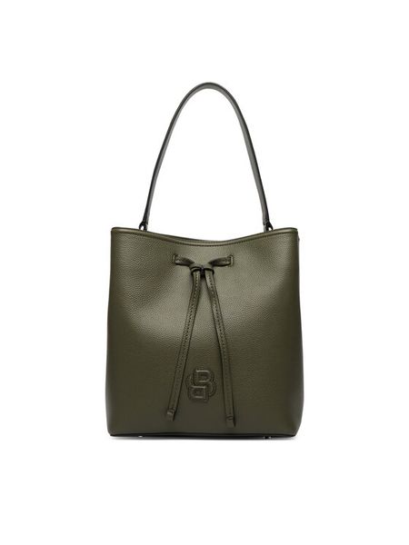 BOSS Torebka Anett Drawstring 50567602 Zielony ciemny. Zielone torebki klasyczne damskie Boss, bez wzorów, ze skóry, bez dodatków. Za 764.99 zł.