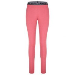 Damskie spodnie termoaktywne Loap Perla różowe. Czerwone spodnie dresowe damskie ZSPORT, bez wzorów. Za 160.99 zł.
