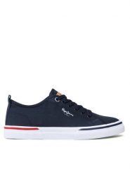 Pepe Jeans Tenisówki Kenton Smart 22 PMS30811 Granatowy. Niebieskie trampki i tenisówki męskie Pepe Jeans, bez wzorów, z jeansu, bez zapięcia. Za 219.99 zł.