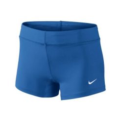 Szorty damskie Nike Performance. Niebieskie szorty damskie Nike, bez wzorów, z poliesteru. Za 243.50 zł.