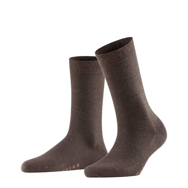 Skarpetki damskie Falke Softmerino. Niebieskie skarpetki damskie Falke, bez wzorów, z bawełny. Za 129.50 zł.