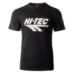 T-shirt Męski Retro. Czarne t-shirty męskie Hi-tec, l, bez wzorów, bez kołnierzyka. Za 53.99 zł.