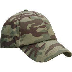 Czapka z daszkiem outdoor Steppe 100 camo. Zielone czapki męskie SOLOGNAC, bez wzorów, z bawełny, sportowe. Za 29.99 zł.