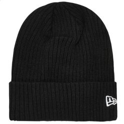 Męska czapka New Era Colour Cuff Beanie Hat. Czarne czapki męskie New Era, na zimę, bez wzorów, sportowe. Za 109.99 zł.