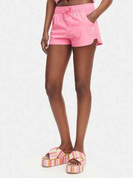 Roxy Szorty sportowe ERJBS03298 Różowy jasny Regular Fit. Czerwone spodenki sportowe damskie Roxy, s, z syntetyku. Za 170.99 zł.