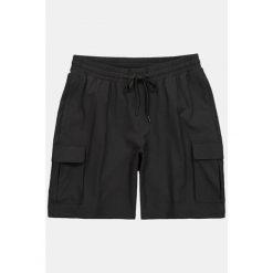 Męska Bermudy FLEXNAMIC® fitness szybkoschnące do rozm. 7 XL. Czarne szorty męskie JAY-PI, bez wzorów, z materiału. Za 239.99 zł.