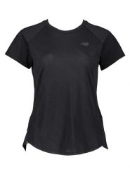 New Balance Koszulka sportowa "Q Speed" w kolorze czarnym rozmiar: XS. Czarne bluzki sportowe damskie New Balance, s, bez wzorów, z materiału, bez ramiączek. Za 96.60 zł.