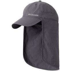 Czapka z daszkiem dla dorosłych Schooner Bank II Cap. Czarne czapki męskie Columbia, bez wzorów, z nylonu, sportowe. Za 129.99 zł.