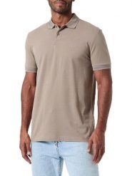 Hugo Boss Fashion Koszulka polo w kolorze szarobrązowym rozmiar: XXL. Brązowe koszulki polo męskie Hugo Boss Fashion, xxl, bez wzorów, z bawełny, bez ramiączek. Za 210.32 zł.