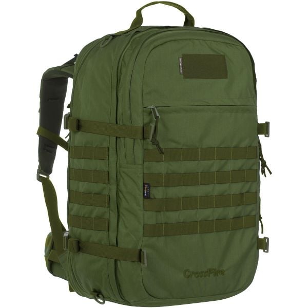 Plecak Wisport Crossfire 45-65L Olive Green Cordura MOLLE. Zielone plecaki męskie Wisport, bez wzorów. Za 1,049.00 zł.