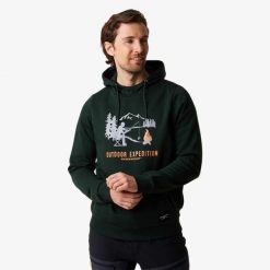 Bluza Z Kapturem Mężczyzna Forest Oddychający. Szare bluzy z kapturem męskie SWEDEMOUNT, m, z bawełny. Za 179.99 zł.