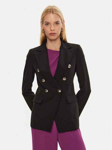 Maryley Marynarka 24IB139/43NE Czarny Regular Fit. Czarne marynarki i żakiety damskie Maryley, m, bez wzorów, z syntetyku. Za 309.99 zł.