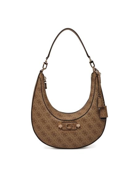 Guess Torebka Lindsey HWSG97 49010 Brązowy jasny. Brązowe torebki klasyczne damskie Guess, z aplikacjami, ze skóry, bez dodatków. Za 584.99 zł.