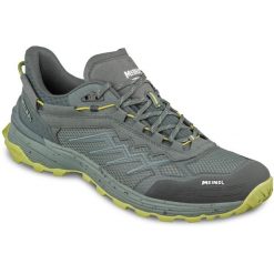 Buty sportowe męskie MEINDL Jamaica. Zielone buty trekkingowe męskie MEINDL, z materiału, bez zapięcia, trekkingowe. Za 799.90 zł.
