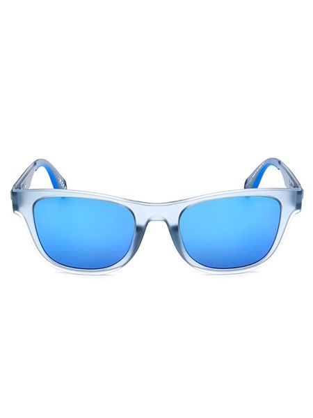 Adidas Okulary przeciwsłoneczne unisex w kolorze błękitno-niebieskim rozmiar: 51. Niebieskie okulary przeciwsłoneczne damskie Adidas. Za 178.79 zł.