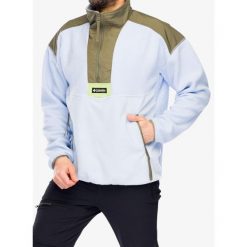 Bluza z zamkiem męska Columbia Riptide Fleece. Niebieskie bluzy bez kaptura męskie Columbia, m. Za 245.99 zł.