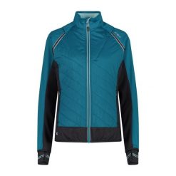 Kurtka damska turystyczna CMP 30A2276. Zielone kurtki damskie CMP, l, bez wzorów, z softshellu, z kapturem. W wyprzedaży za 353.95 zł.