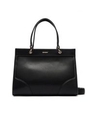 DKNY Torebka Gramercy Mini Top Zi R41DKC03 Czarny. Czarne torebki klasyczne damskie DKNY, bez wzorów, ze skóry, bez dodatków. Za 1,339.00 zł.