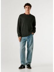 Pepe Jeans Sweter "Frank" w kolorze czarnym rozmiar: XL. Czarne swetry męskie Pepe Jeans, xl, bez wzorów, z bawełny, bez kołnierzyka. Za 170.95 zł.