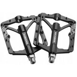 Pedały rowerowe aluminiowe z pinami czarne Rockbros 2018-12BBK. Czarne obuwie trekkingowe damskie ROCKBROS. Za 149.99 zł.