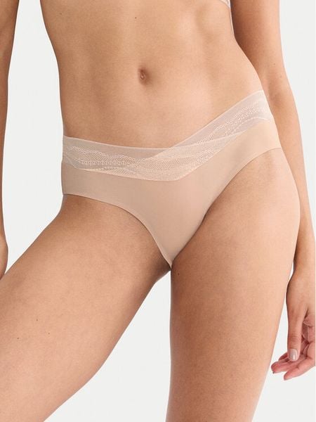 Triumph Figi klasyczne Breathe & Lift Smart 10226437 Beżowy. Brązowe figi damskie Triumph, xl, bez wzorów, z syntetyku. Za 89.99 zł.