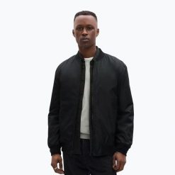Kurtka męska GAP V-Bomber. Czarne kurtki męskie GAP, m, bez wzorów, z materiału, bez kaptura. Za 249.99 zł.