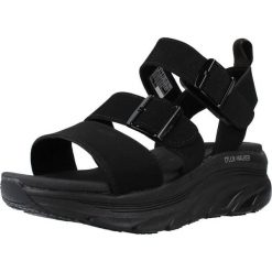 Sandały SKECHERS DLUX WALKER RETRO COSMOS Czarny. Czarne sandały damskie Skechers, bez wzorów, z syntetyku, bez obcasa. Za 219.99 zł.