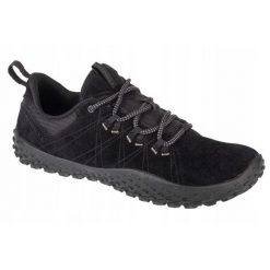 Trampki Męskie Skóra Wrapt. Czarne trampki i tenisówki męskie MERRELL, bez wzorów, z gumy, bez zapięcia. Za 656.99 zł.