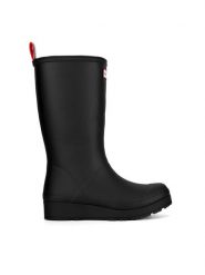 Hunter Kalosze WFT2235RMA Czarny. Czarne kalosze damskie Hunter, bez wzorów, z kauczuku. Za 429.99 zł.