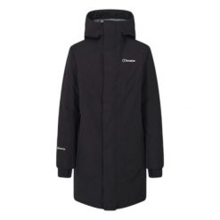 Damska kurtka puchowa Berghaus Ashberry Gore-Tex. Czarne kurtki damskie Berghaus, na zimę, l, bez wzorów, z gore-texu, bez kaptura. Za 2,141.50 zł.