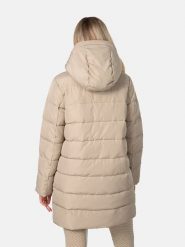 KARI TRAA Płaszcz pikowany "Linn" w kolorze szarobrązowym rozmiar: XL. Brązowe płaszcze damskie Kari Traa, xl, bez wzorów. Za 480.90 zł.