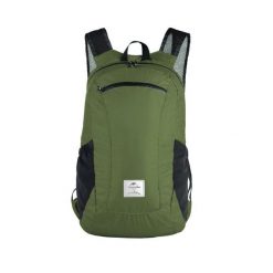 Plecak turystyczny Ultralight Foldable 18L. Czarne plecaki damskie NATUREHIKE, bez wzorów, z materiału. Za 89.99 zł.