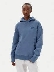 Reebok Bluza Icon Elements 100214074 Niebieski Regular Fit. Niebieskie bluzy bez kaptura damskie Reebok, xl, z bawełny. Za 288.99 zł.