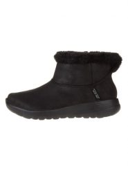 Skechers Botki "On the Go Joy" w kolorze czarnym rozmiar: 38. Czarne botki damskie Skechers, z materiału, bez obcasa, bez zapięcia. Za 223.99 zł.