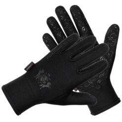 Rękawiczki jeździeckie damskie zimowe EQUESTRIAN QUEEN Winter Skye. Czarne rękawiczki damskie EQUESTRIAN QUEEN, na zimę, bez wzorów. Za 123.99 zł.