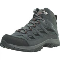 Buty COLUMBIA 2100641CB Szary. Czarne buty trekkingowe męskie Columbia, z materiału, bez zapięcia, trekkingowe. Za 399.99 zł.