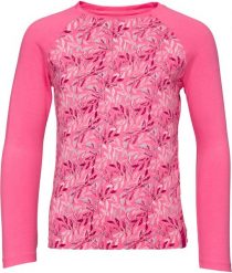 Dziewczęcy T-shirt Loap Bilara Różowy. Czerwone koszulki dziewczęce LOOP, uniwersalny, bez wzorów, z bawełny, bez ramiączek. Za 56.36 zł.
