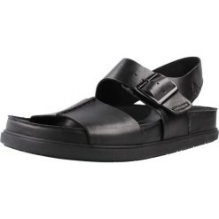 Sandały CLARKS TORFOR STRAP Czarny. Czarne sandały męskie Clarks, ze skóry, bez zapięcia. Za 331.99 zł.