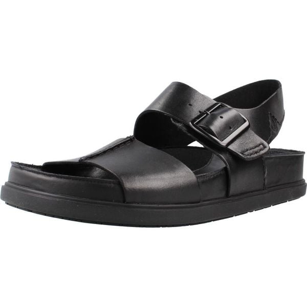 Sandały CLARKS TORFOR STRAP Czarny. Czarne sandały męskie Clarks, ze skóry, bez zapięcia. Za 215.99 zł.