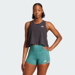 Top do biegania Adi365 Running CLIMACOOL+. Czarne topy damskie Adidas, xs, bez wzorów, bez ramiączek. Za 219.00 zł.