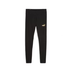 Damskie legginsy ESS MINIMAL GOLD PUMA Black. Czarne legginsy damskie Puma, l, bez wzorów. W wyprzedaży za 114.80 zł.