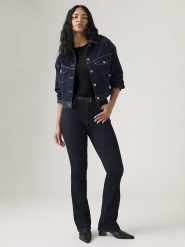 Levi's Dżinsy - Flared fit - w kolorze granatowym rozmiar: W29/L32. Niebieskie jeansy damskie Levi's, z podwyższonym stanem. Za 238.45 zł.