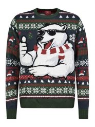 Sublevel Sweter w kolorze ciemnozielonym rozmiar: L. Zielone swetry klasyczne damskie Sublevel, l, bez kołnierzyka. Za 91.34 zł.