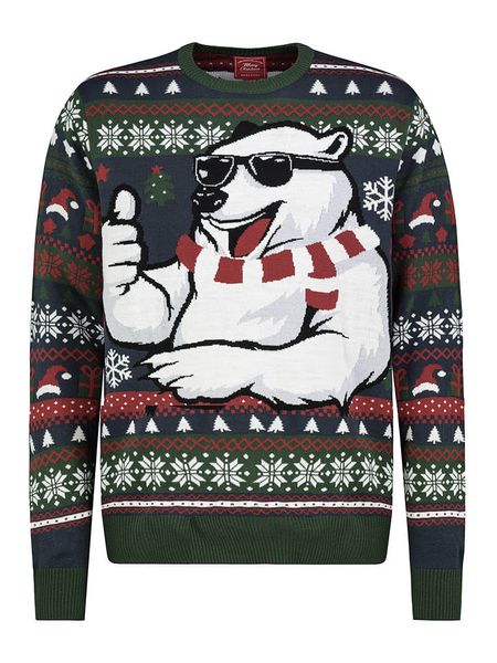 Sublevel Sweter w kolorze ciemnozielonym rozmiar: L. Zielone swetry klasyczne damskie Sublevel, l, bez kołnierzyka. Za 91.34 zł.