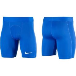 Spodenki męskie treningowe Nike Nk Dri-FIT Strike Np Short. Niebieskie szorty męskie Nike, bez kołnierzyka. Za 89.00 zł.