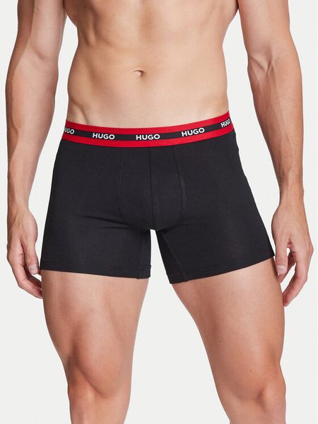 HUGO Komplet bokserek 50534694 Kolorowy. Bokserki męskie Hugo, bez wzorów, z bawełny. Za 179.99 zł.