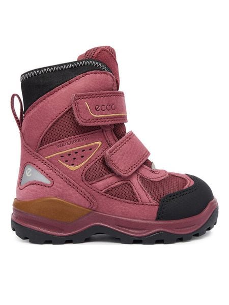 ECCO Śniegowce Snow Mountain 71032261312 Różowy. Czerwone kozaki dziewczęce ECCO, bez wzorów, z nubiku, bez obcasa. Za 369.99 zł.