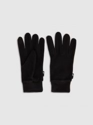 4F Rękawiczki dzianinowe Touch Screen uniseks - czarne XL. Czarne rękawiczki damskie 4f, bez wzorów, z dzianiny. Za 59.99 zł.