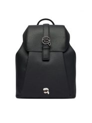 KARL LAGERFELD Plecak B4W30080 Czarny. Czarne plecaki damskie Karl Lagerfeld, bez wzorów, ze skóry. Za 849.99 zł.
